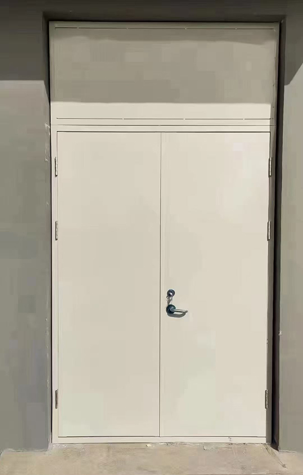 展览馆项目完成大跨度临洮防火门安装